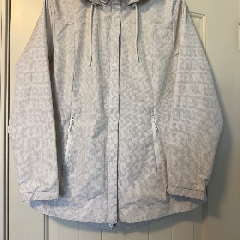 LIV Outdoor Women’s Beige Long Sleeve Wind & Water Resistant Jacket Size M